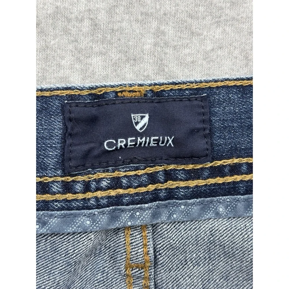 Cremieux Comfort Stretch Men's Jeans 36x34 Straight Leg Blue Denim
